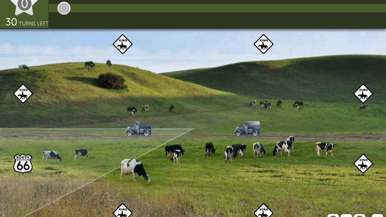 Screenshot showing Brain HQ Double Decision