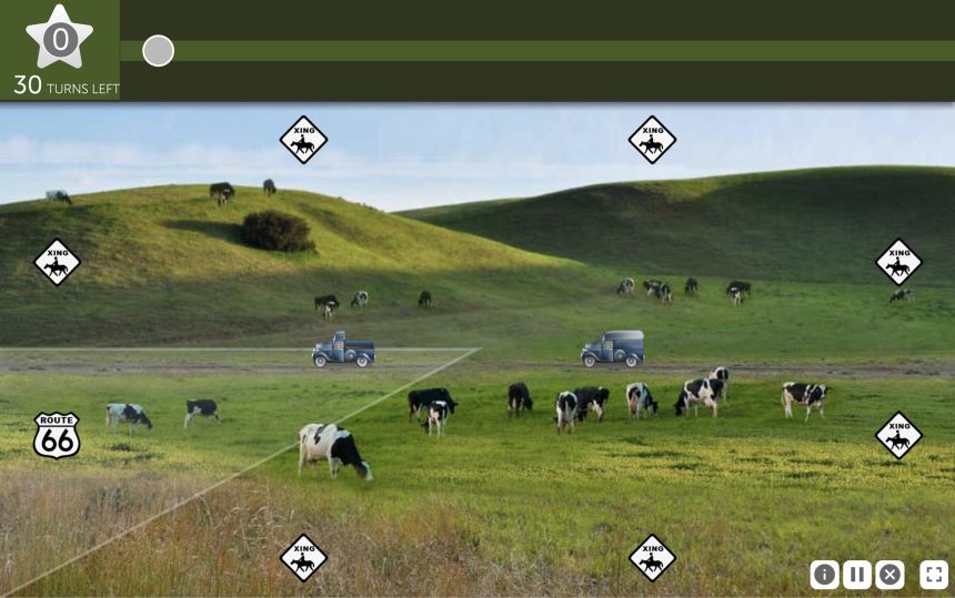 Screenshot showing Brain HQ Double Decision.