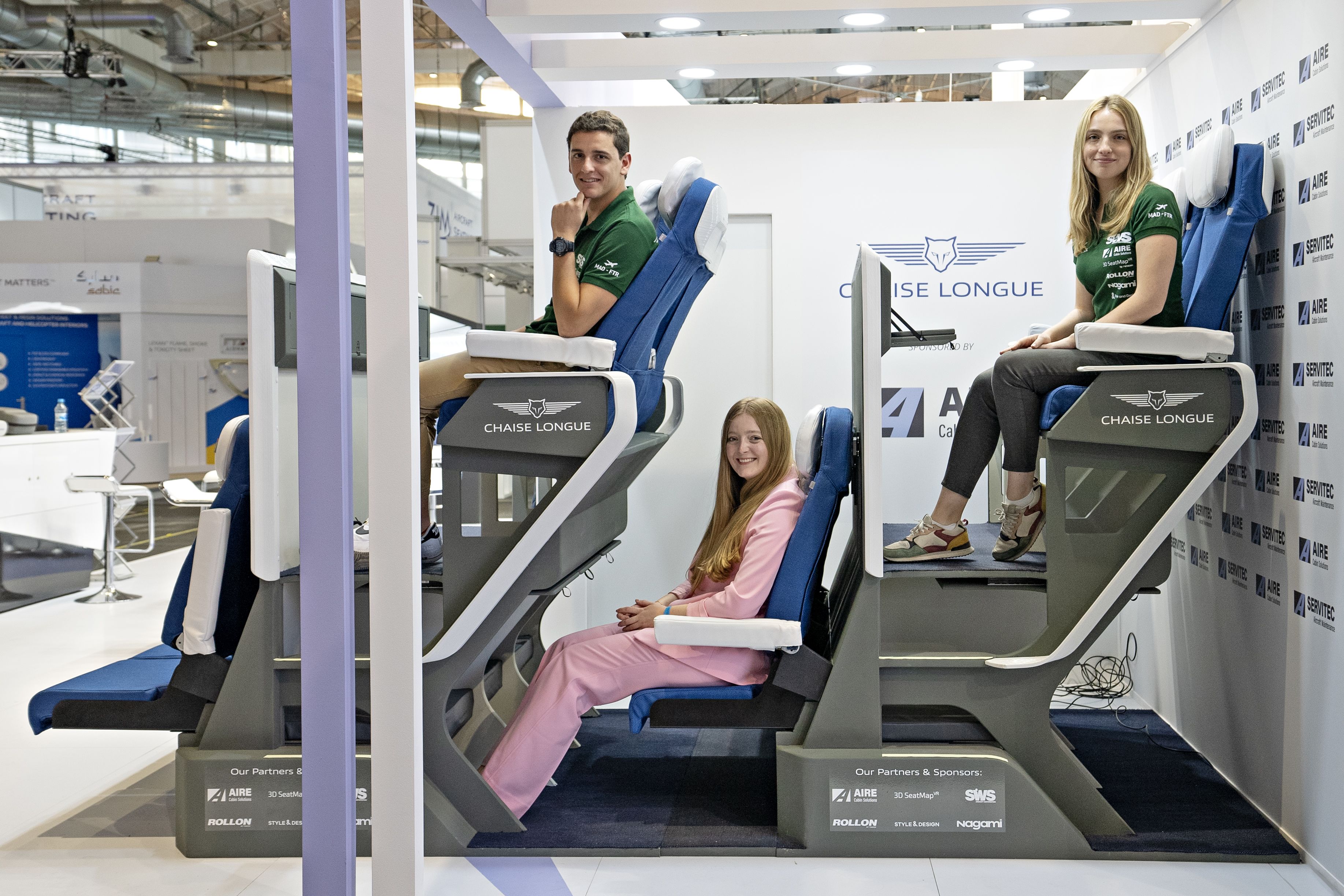 The double-decker airplane seat is back. Here's what it looks like now