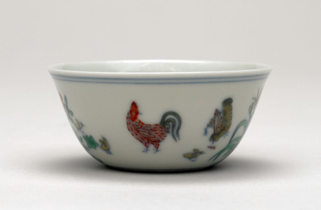 Doucai ‘Chicken cup’, Ming dynasty, Chenghua reign, 1465-1487.