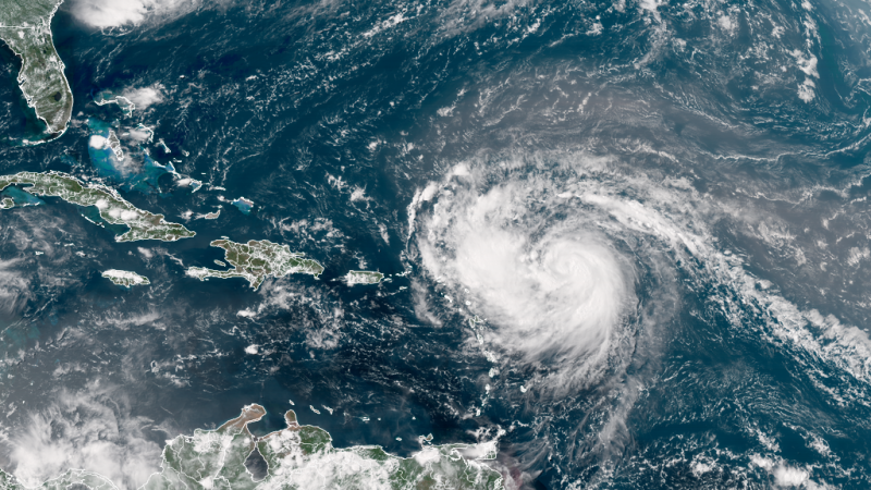 Hurricane Erin rapidly intensifies into a Category 4. The storm is forecast to at least double or triple in size