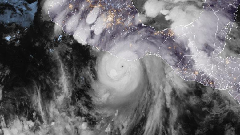 Category 4 Hurricane Erick approaches Mexico late Wednesday night.