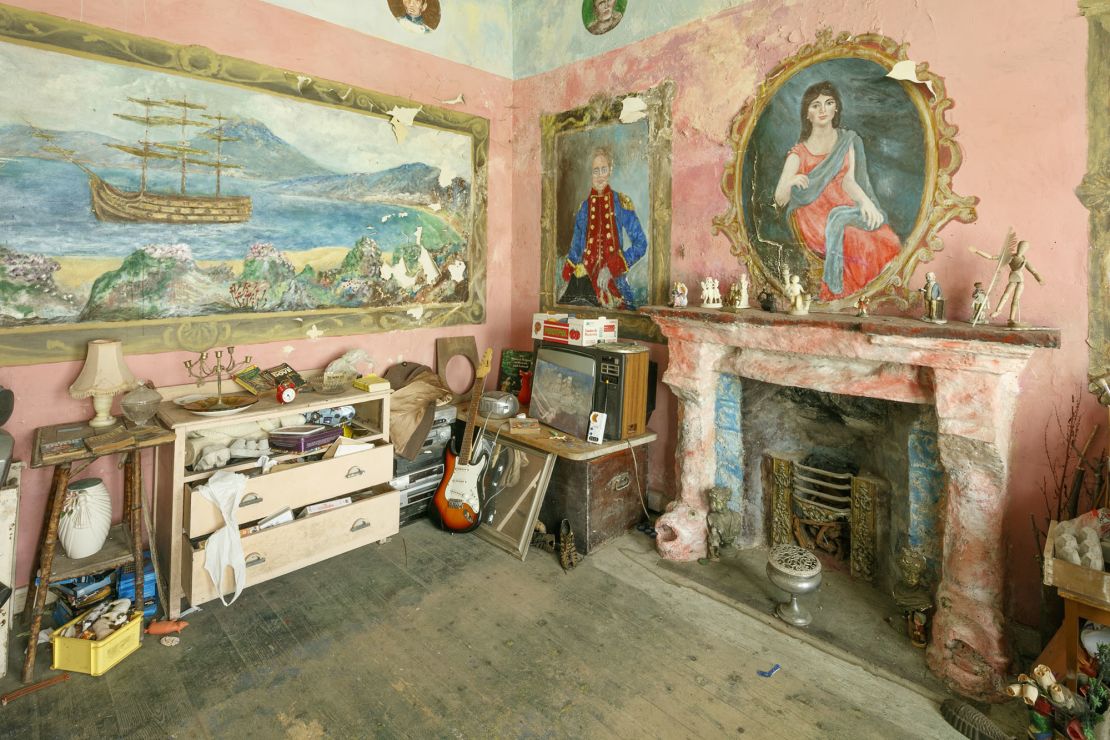 The elaborately decorated "Georgian room," as those behind the campaign to save the property refer to it