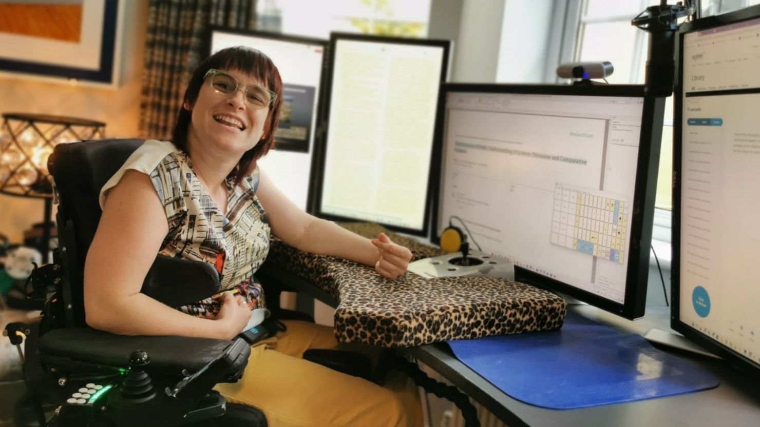 Dr. Claire Malone uses Voiceitt to complete her PhD research using data from the ATLAS detector at CERN.