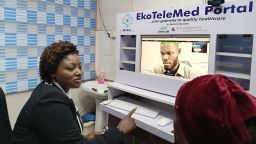 Dr Funmi Adewara- Founder and CEO of Mobihealth International- a multi award winning Telehealth company improving access to affordable healthcare for women and children in underserved communities in Africa.