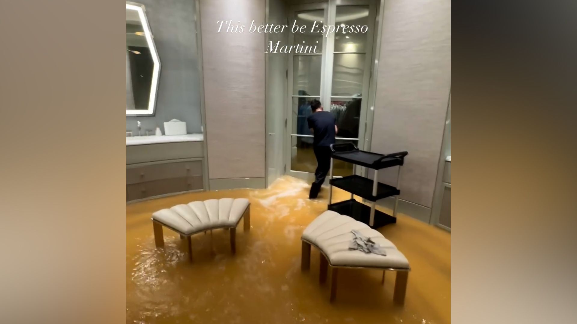 ‘This better be espresso martini’: Video appears to show Drake’s Toronto  mansion flooded