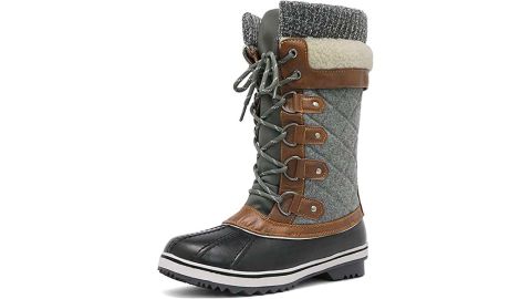 Dream Pairs Women's Mid-Calf Waterproof Winter Snow Boots