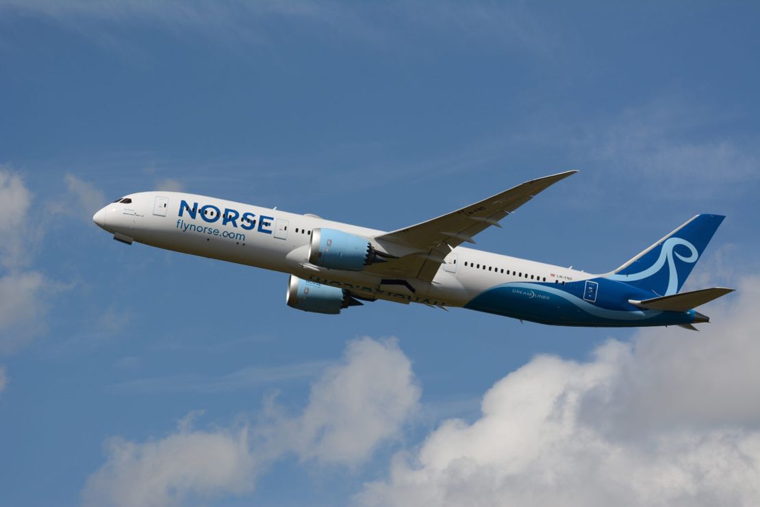 Norse Atlantic flies Boeing 787s.