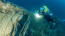 Diver Dom Robinson identified the SS Nantes, which sank almost 140 years ago.