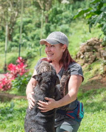 <strong>Passion project: </strong>Fabiano also visited Costa Rican dog sanctuary Territorio de Zaguates, or Land of the Strays, founded by Lya Battle, pictured.