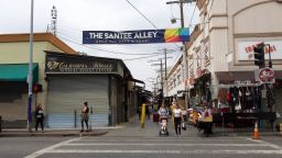 Santee Alley in Los Angeles.