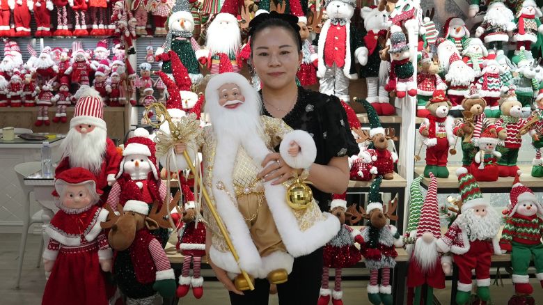 Yiwu, the Chinese city known as "Christmas Town" because it supplies about 90% of all christmas decorations used in the US. It's a major hub for global exports - and feeling the bite of Trump's tariffs.