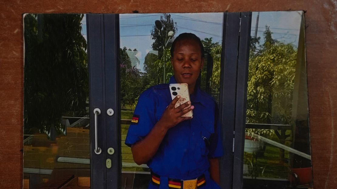 Tiffany Wanyonyi followed in her father's footsteps to become a police officer. She leaves behind two children, now in the care of their grandparents.