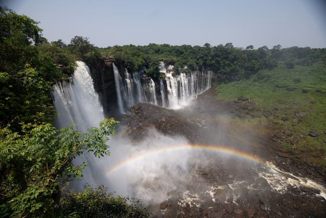<strong>Hidden wonder:</strong> The Kalandula Falls in Angola is one of the largest waterfalls in Africa, but little known both inside and outside the country.