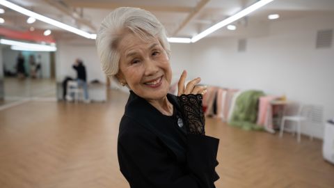 Choi Soon-hwa strikes a pose during rehearsals for Miss Universe Korea, on September 27, 2024. 