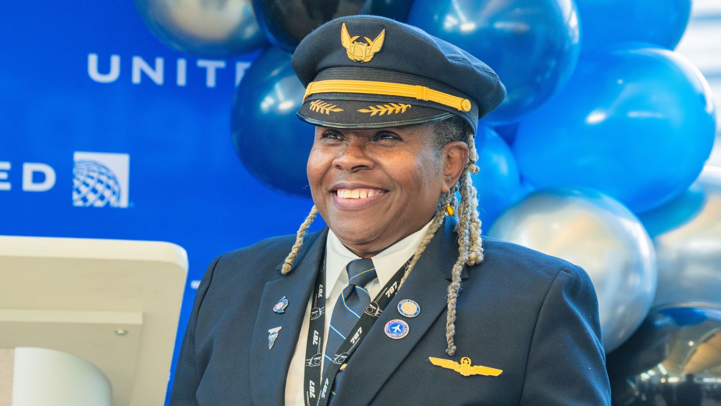 Captain Theresa Claiborne -- the first Black woman to fly in the US Air Force -- is retiring from United Airlines