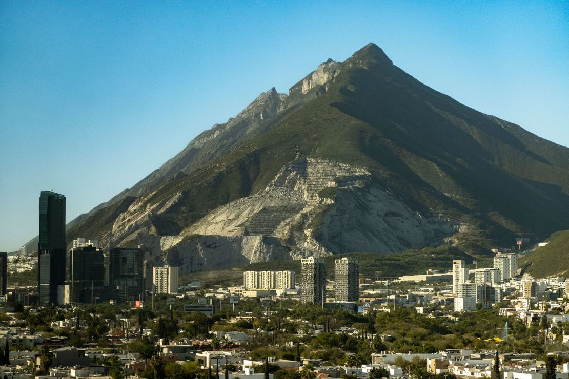 A view of Monterrey, in northern Mexico, where new factories have been set up with Chinese investment.