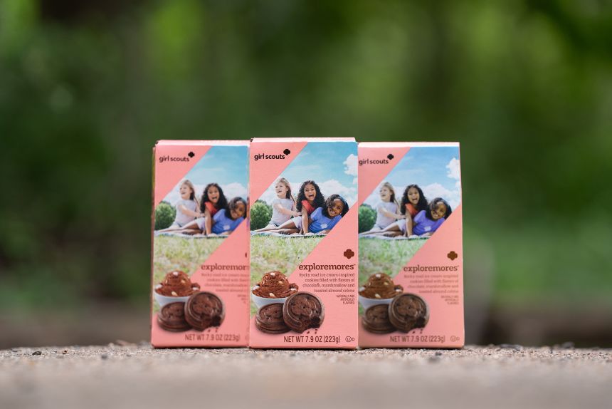 The cookies go on sale starting in January.