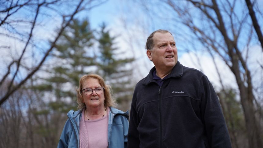 Tim Andrews' wife, Karen, said she "started bawling like a baby" after his successful pig kidney transplant.