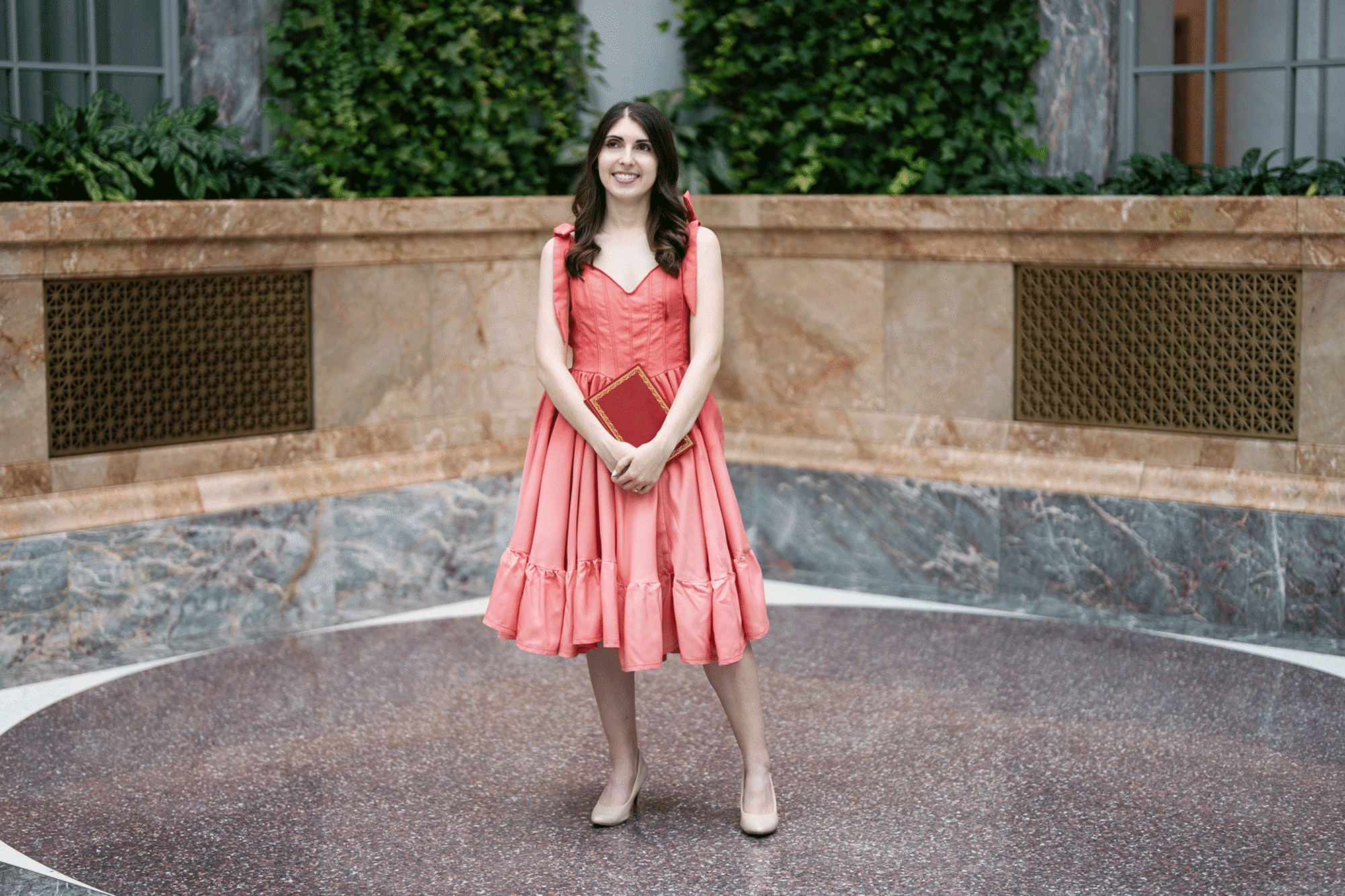 Christina Ernst makes fantasy garments a reality through coding and robotics.