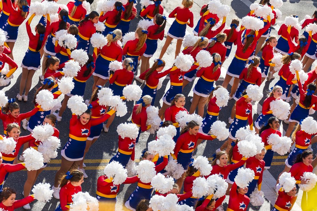 Varsity Spirit cheerleaders pictured at 2013's parade.