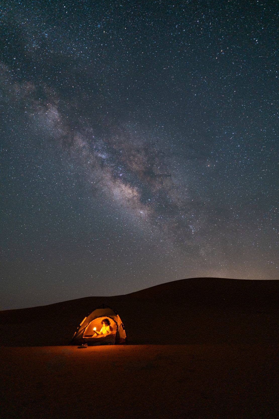 An avid photographer, Sami looks for remote places where she can see features like the Milky Way.