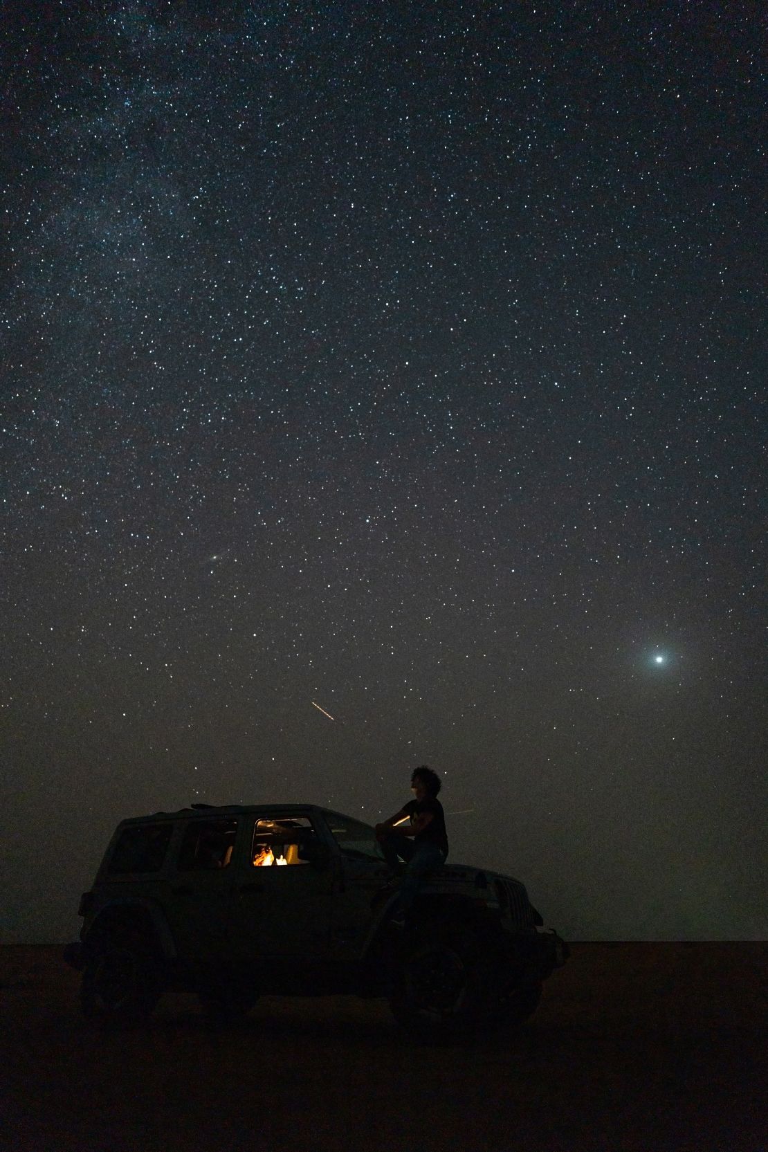 Sami often explores the sparsely populated desert area between Riyadh and the country's eastern border.