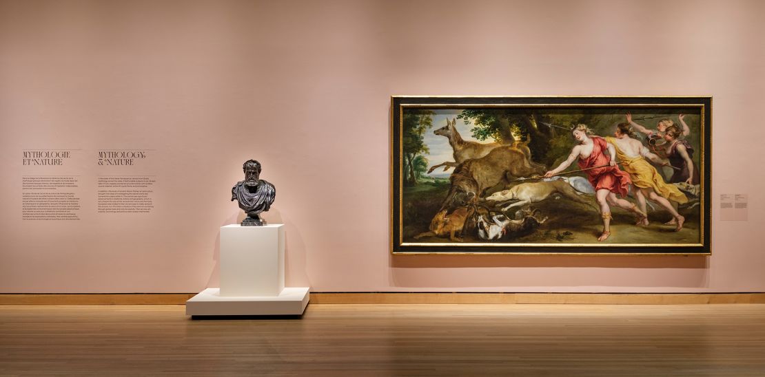 The Musée Beaux-Arts show also features artworks about "Mythology & Nature," a theme which embodies the quest for supremacy in the physical and spiritual realms.