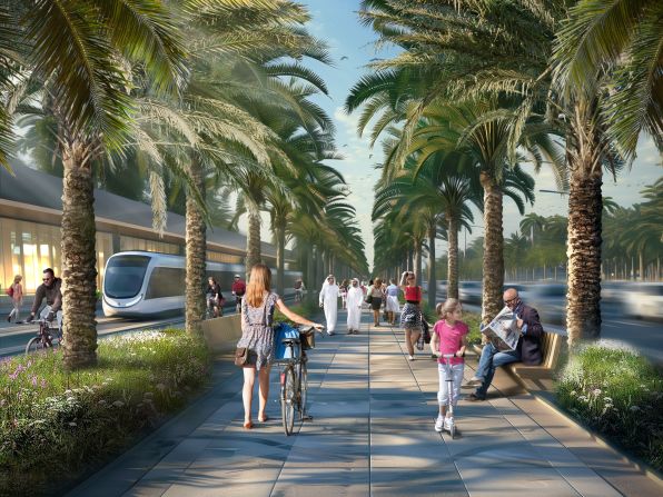 “Dubai is rapidly expanding, with its population expected to nearly double to 8 million by 2040,” says Bagherian, adding that mobility is "more than just the movement of people.” While the Green Spine is currently conceptual, Bagherian hopes it will turn "from vision to reality" as part of Dubai's 2040 urban masterplan.