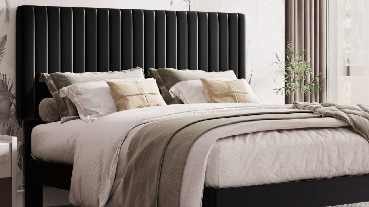Dunphy Upholstered Platform Bed with Adjustable Headboard.jpg