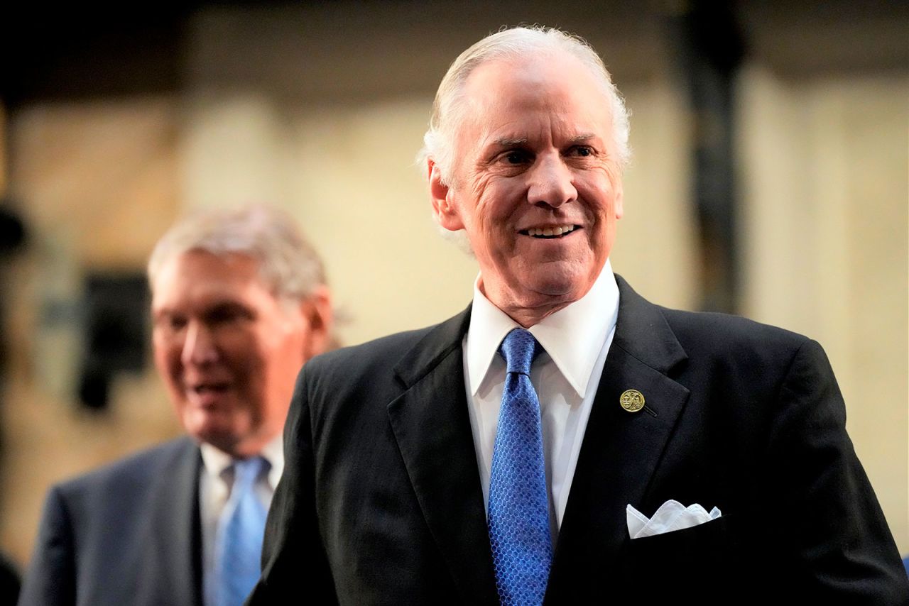 South Carolina Gov. Henry McMaster greets lawmakers ahead of his State of the State address on January 19. 