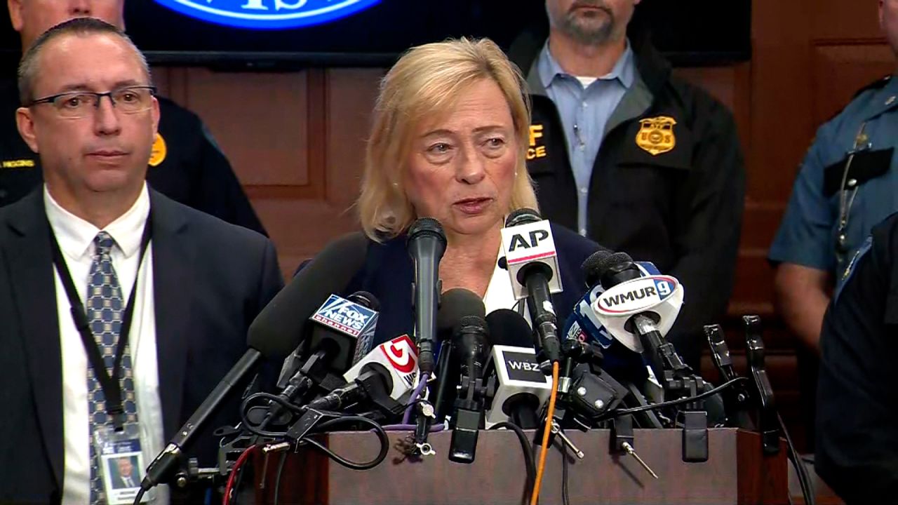 Maine Gov. Janet Mills speaks during a press conference on Thursday. 