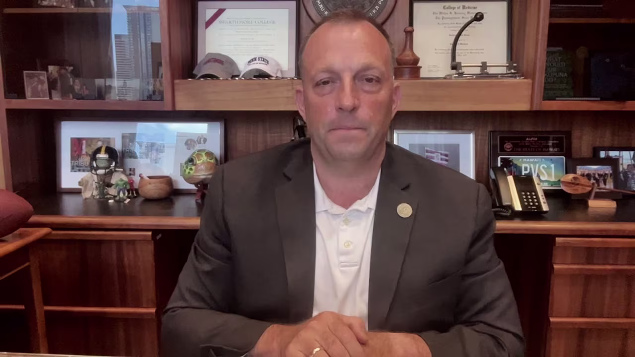 Hawaii Gov. Josh Green appears on CNN on Monday, August 14.
