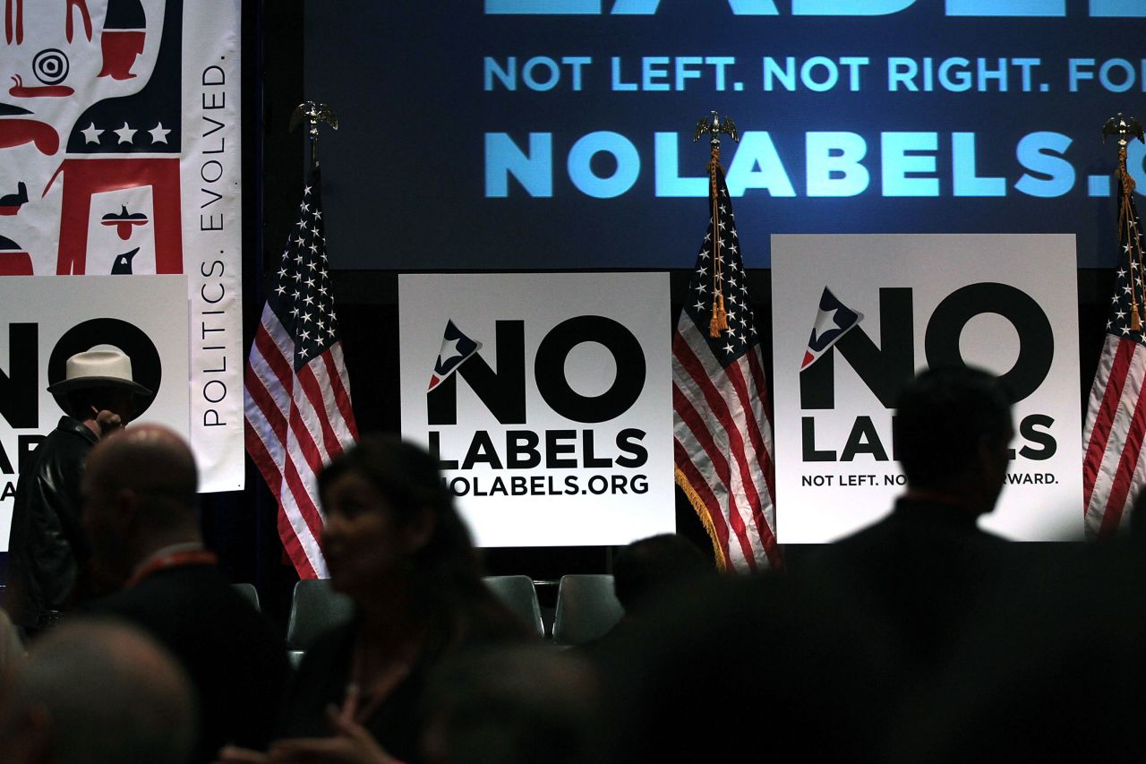 No Labels launches as a political organization on December 13, 2010 at Columbia University in New York City.