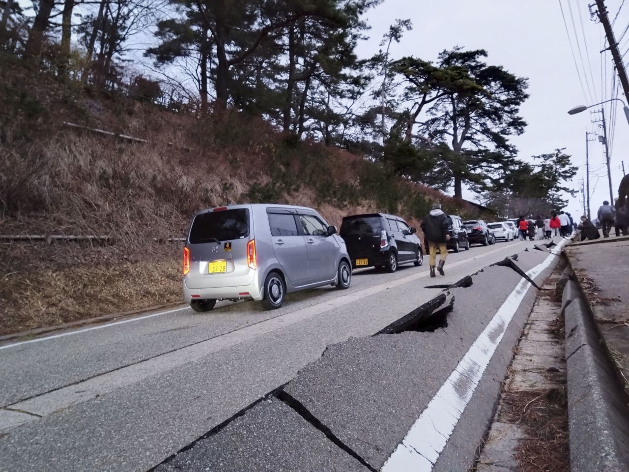 Japan earthquake cnn