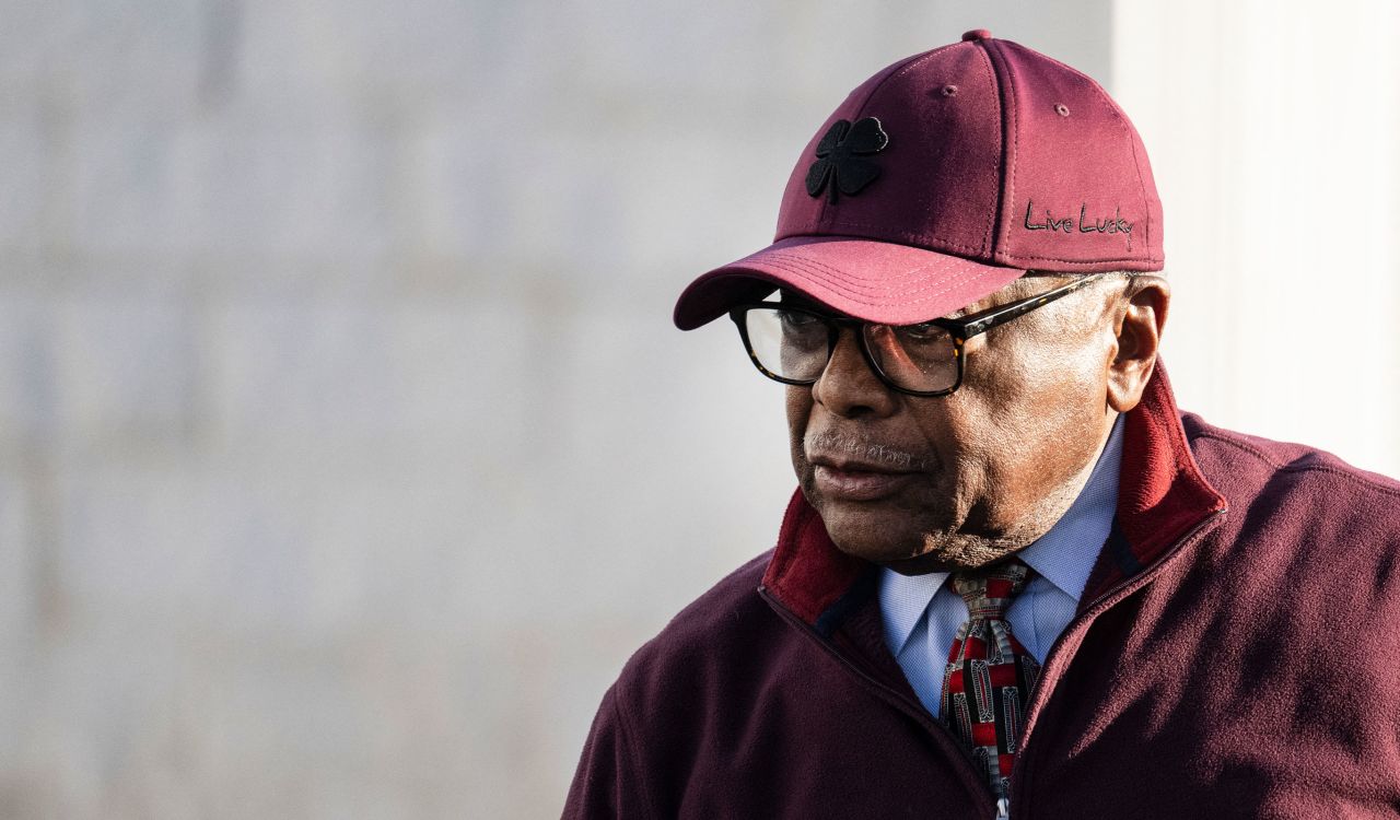 Rep. James Clyburn at South Carolina State University during a campaign event in Orangeburg, South Carolina, on February 2.