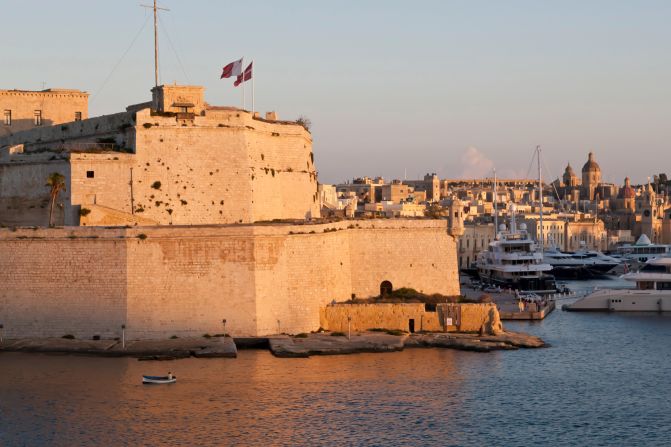 This imposing medieval bastion was once the Order’s Headquarters and is the only remaining structure on the island that still partly belongs to the Knights.