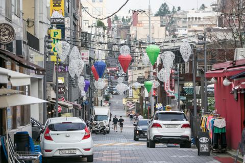 The Itaewon district of Seoul is seen on Friday, Aug. 21, 2020. 