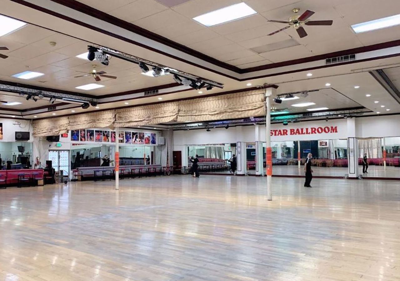 Photo from inside the Star Ballroom Dance Studio in Monterey Park, California.