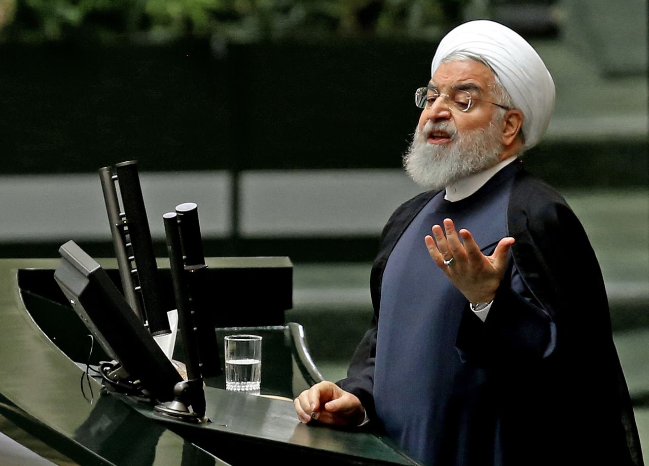 Iranian President Hassan Rouhani will hold a meeting Sunday evening to decide the future of the nuclear deal. 