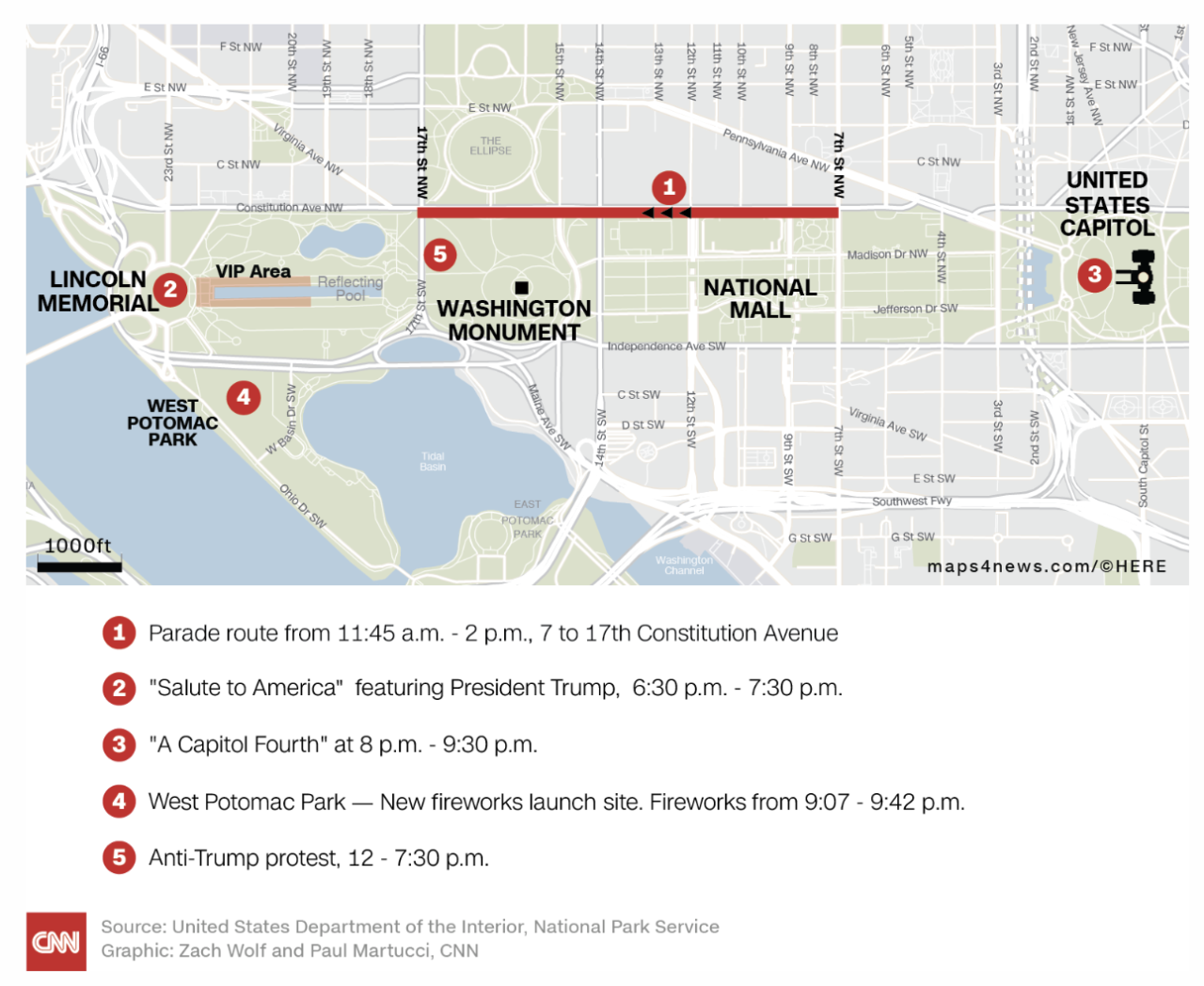 trumps july 4th parade