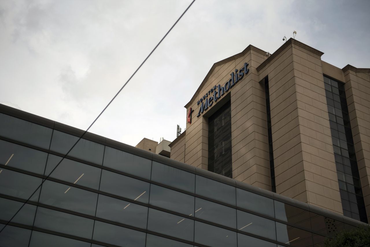 Houston Methodist Hospital stands at the Texas Medical Center campus in Houston, Texas, on June 24, 2020. 