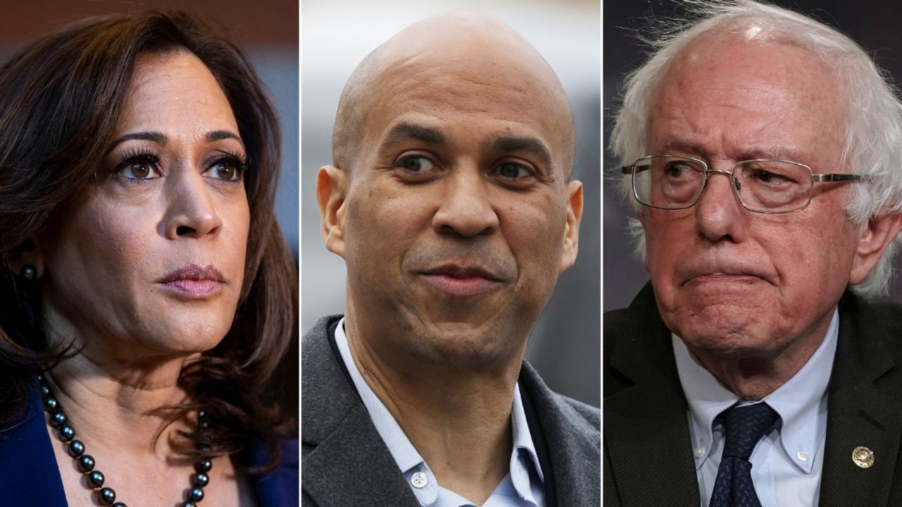 Sens. Kamala Harris, Cory Booker and Bernie Sanders are all running for president