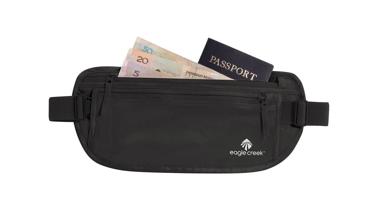 Eagle Creek Silk Undercover Money Belt stock photo