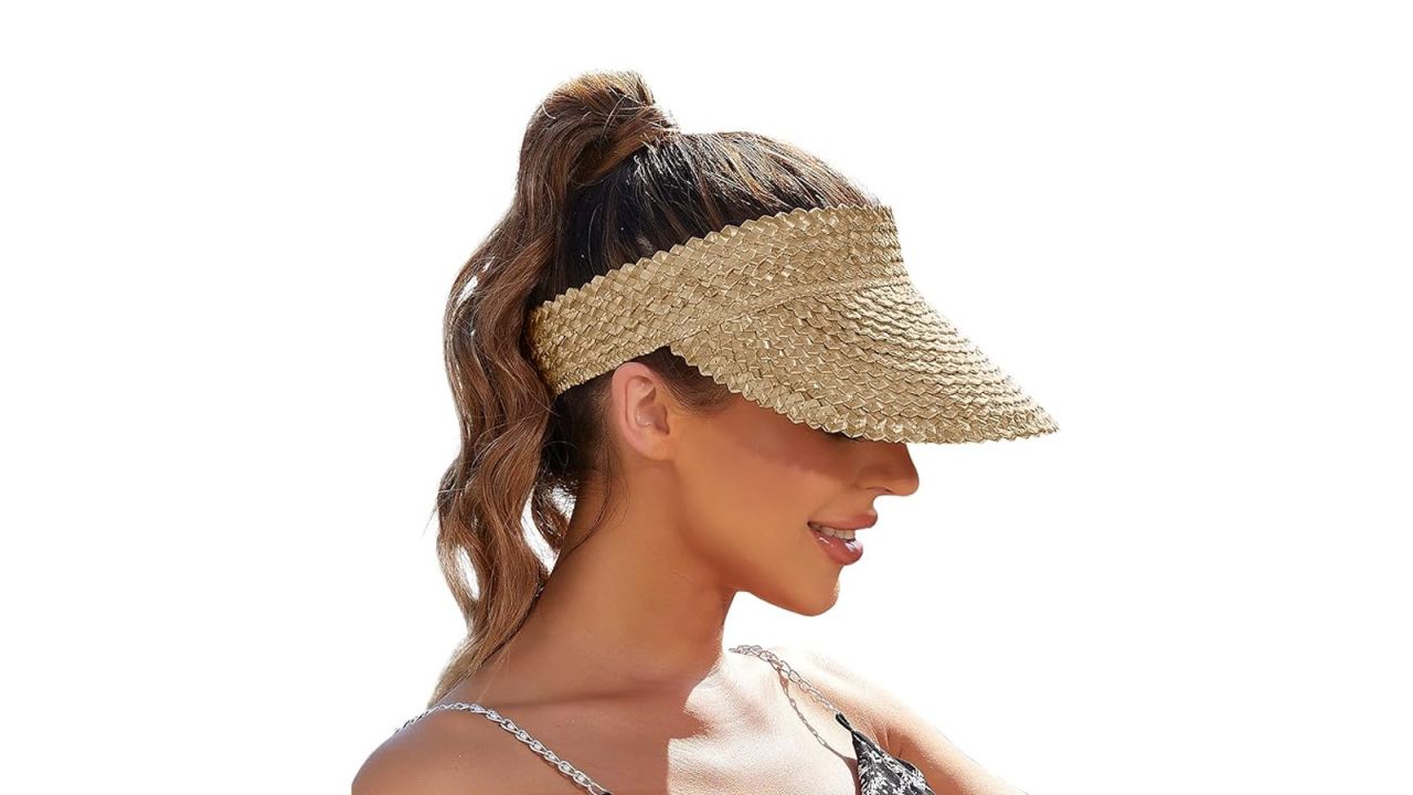 East Water Straw Sun Visor