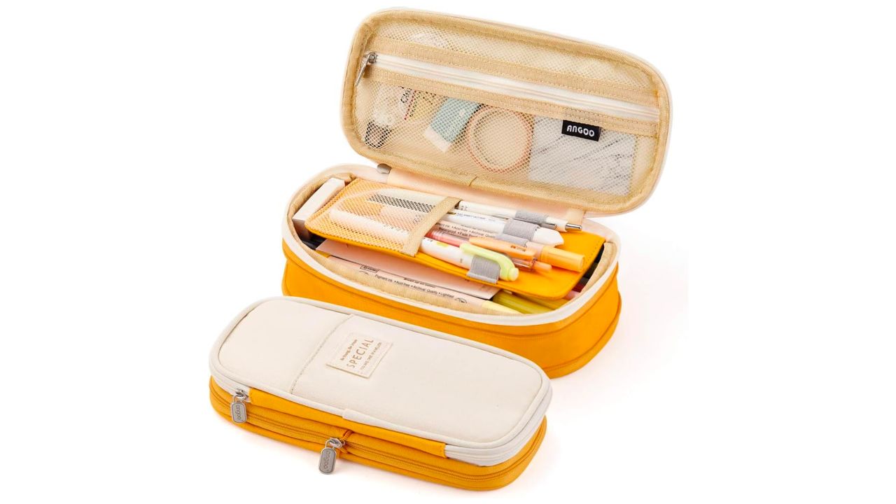 Yellow Easthill pencil case