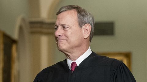 Supreme Court Chief Justice John Roberts arrives to the Senate chamber for impeachment proceedings at the U.S. Capitol on January 16, in Washington.