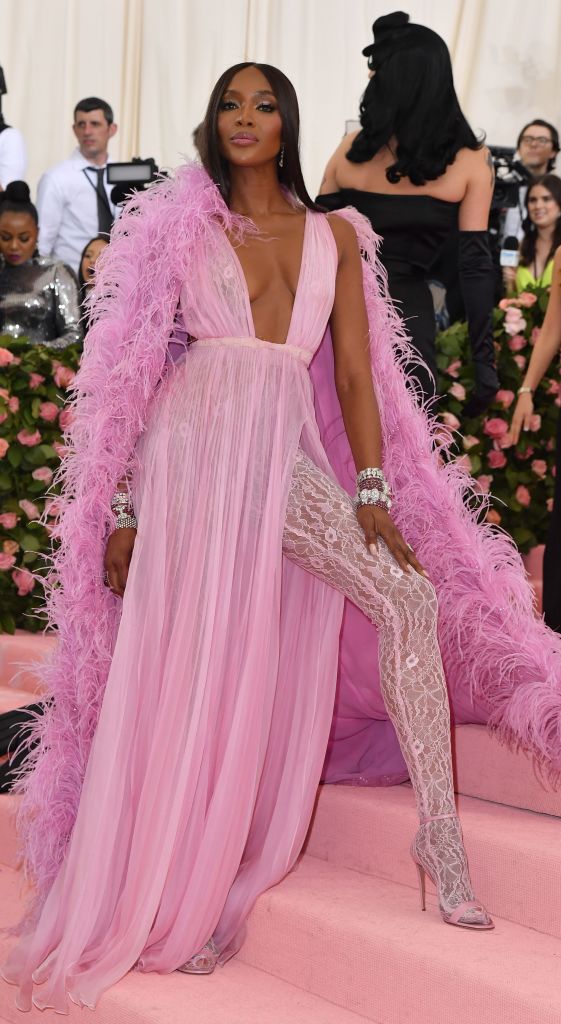 Met gala feather dress best sale