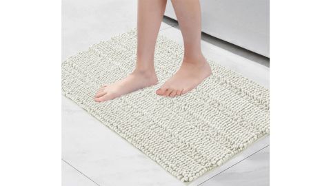 Ebern Designs Faddis Striped Non-Slip Bath Rug