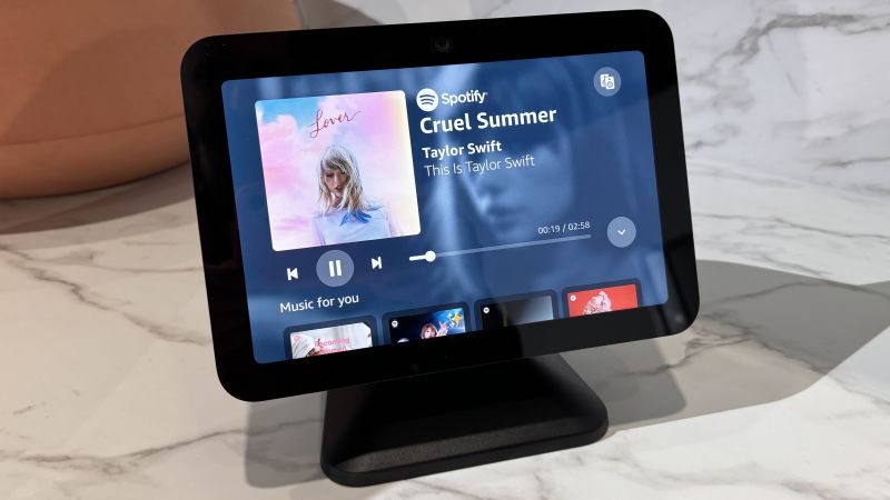 Amazon echo hot sale show spotify